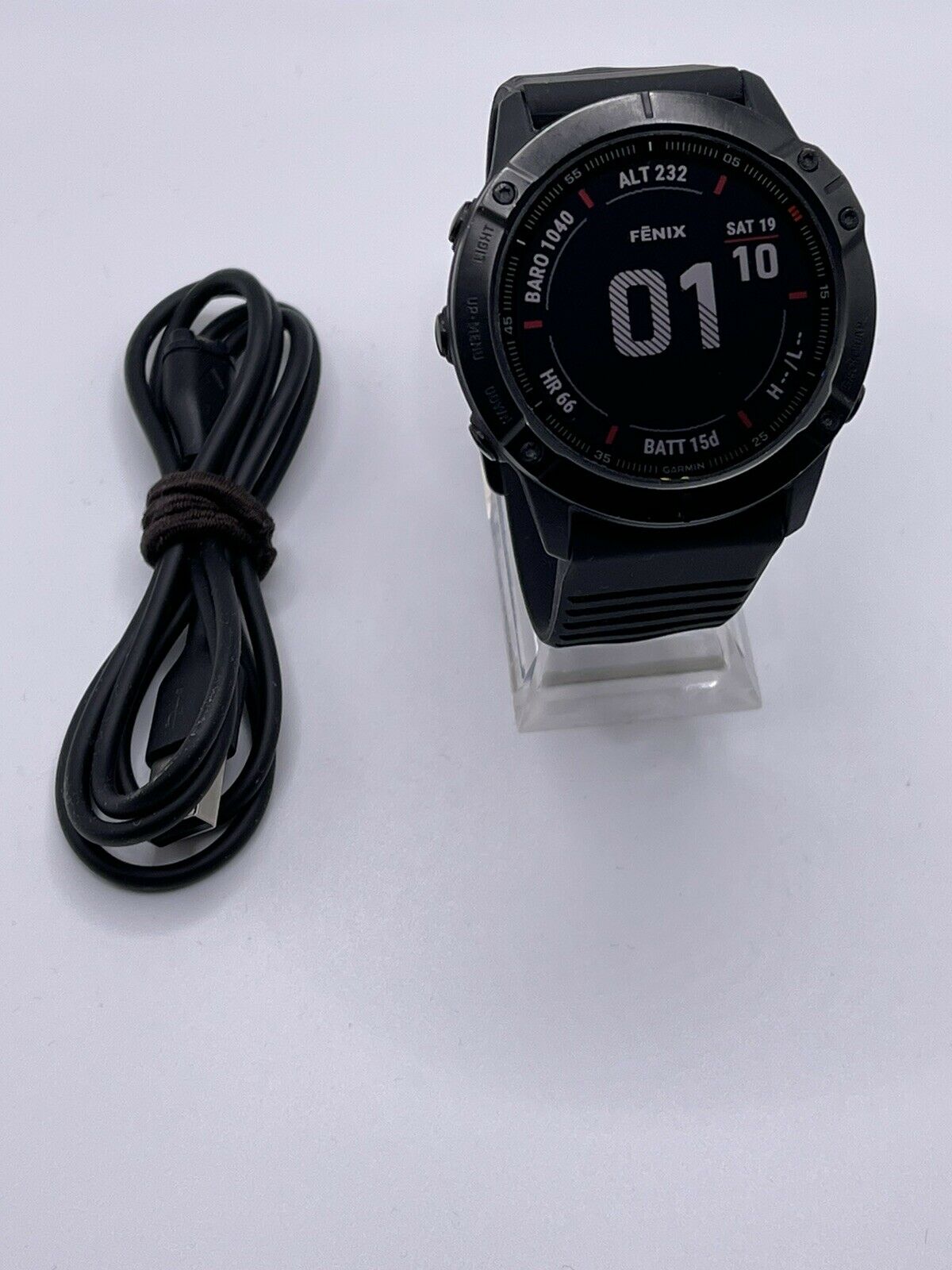 Garmin Fenix 6X Pro 51mm Case Silicone Band GPS Running Watch Swimming