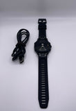 Garmin Fenix 6 Sapphire Smartwatch 47mm Bezel Charger GPS Black Silicone Band