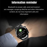 LIGE 2022 Full Circle Touch Screen Steel Band Luxury Bluetooth Call Men Smart Watch Waterproof Sport Activity Fitness Watch+Box