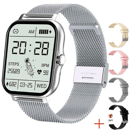 2022 Smart Watch Men Women Gift Sport Fitness Health Heart Rate Monitor Bluetooth Digital Smartwatch Wristwatch