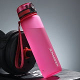 Hot Sale Sports Water Bottle 500/1000ML Protein Shaker Outdoor Travel Portable Leakproof Drinkware Plastic Drink Bottle BPA Free
