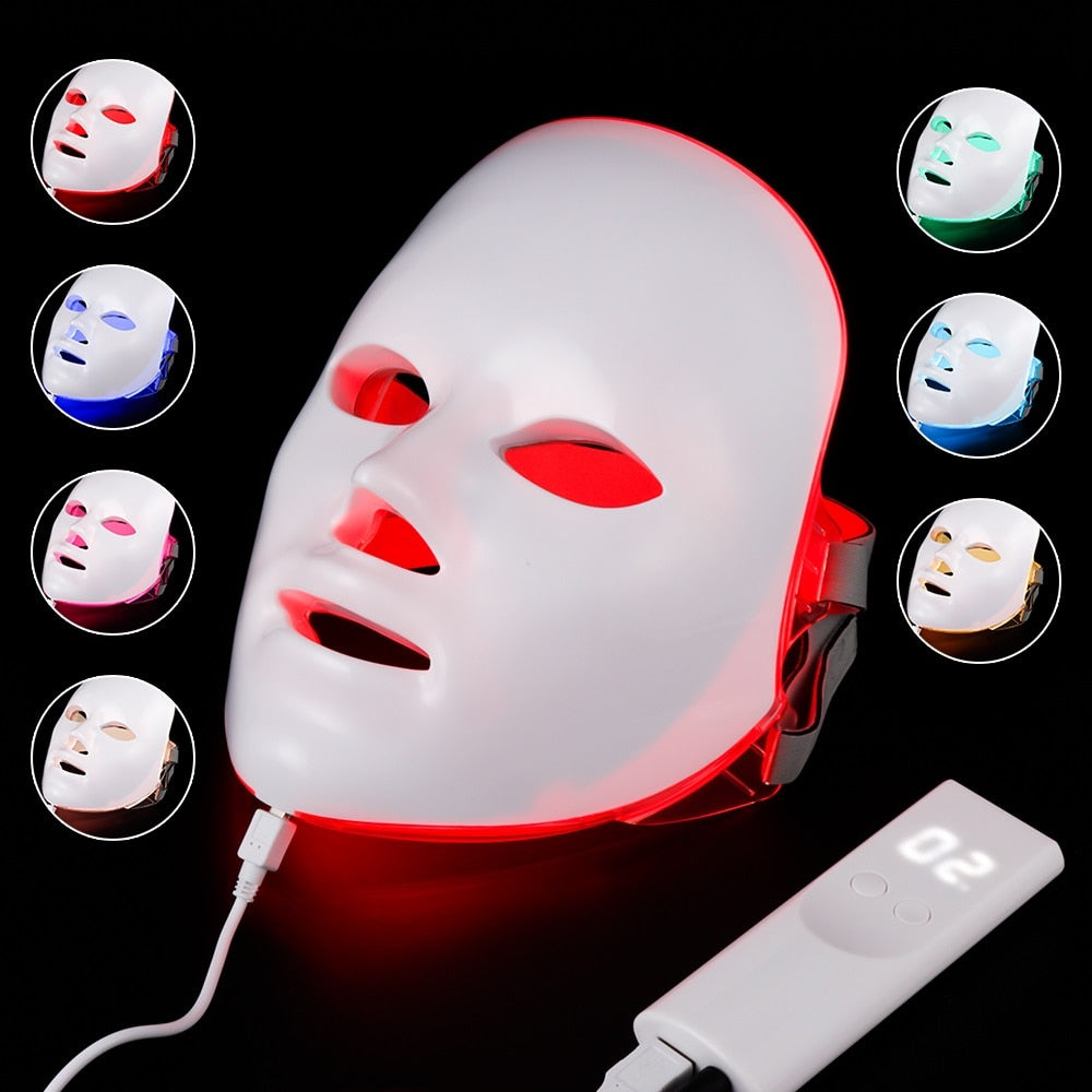 7 Colors Light LED Facial Mask