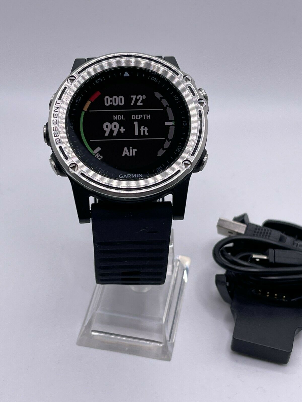Garmin Descent Mk1 Silver Sapphire Dive Computer Watch