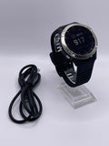 Garmin Fenix 6 Solar Smartwatch 47mm Bezel Charger GPS Silicone Band
