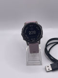 Garmin Fenix 6s Pro Solar Amethyst Steel GPS Smartwatch Running Charger Band